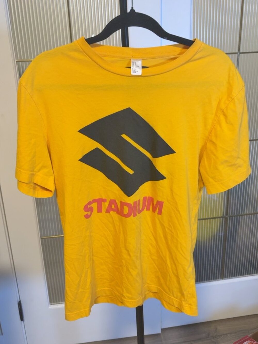 Justin Bieber 2017 Purpose Stadium Tour Yellow Concert Tee Team Bieber S